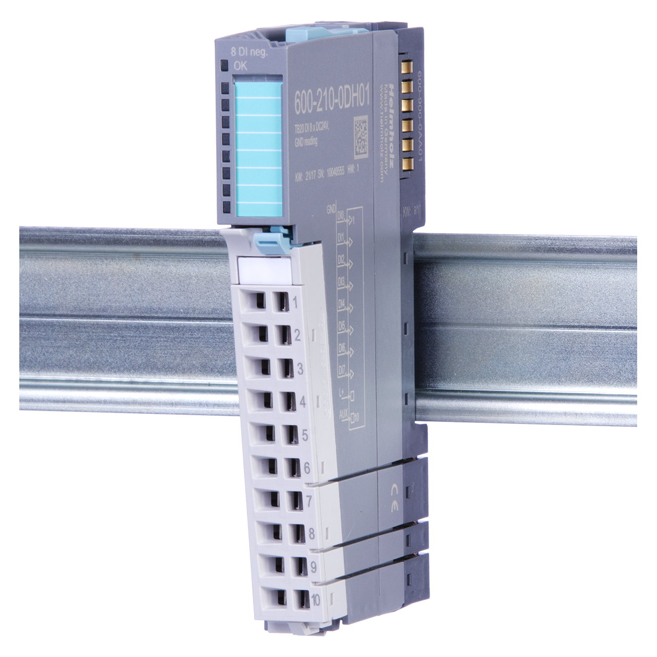 TB20 digital input module GND reading