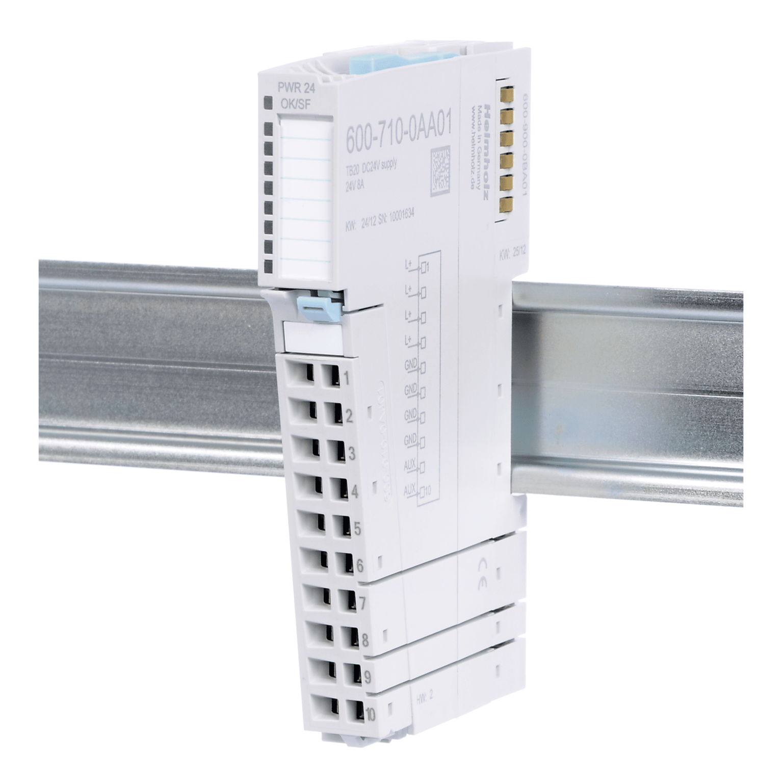Osolation Module Power and isolation module, DC 24 V, 8 A » Helmholz Benelux : Helmholz ...