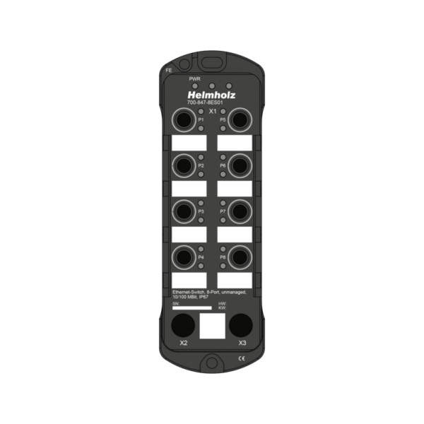 FLEXtra IP67 Unmanaged Ethernet IP67 Switch 8-ports